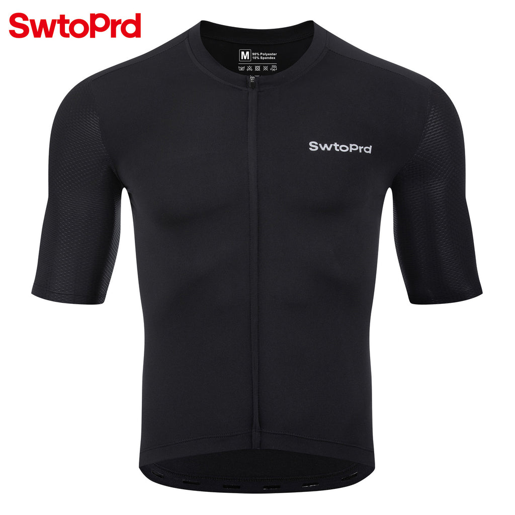 Alpha Short Sleeve Cycling Jersey Black