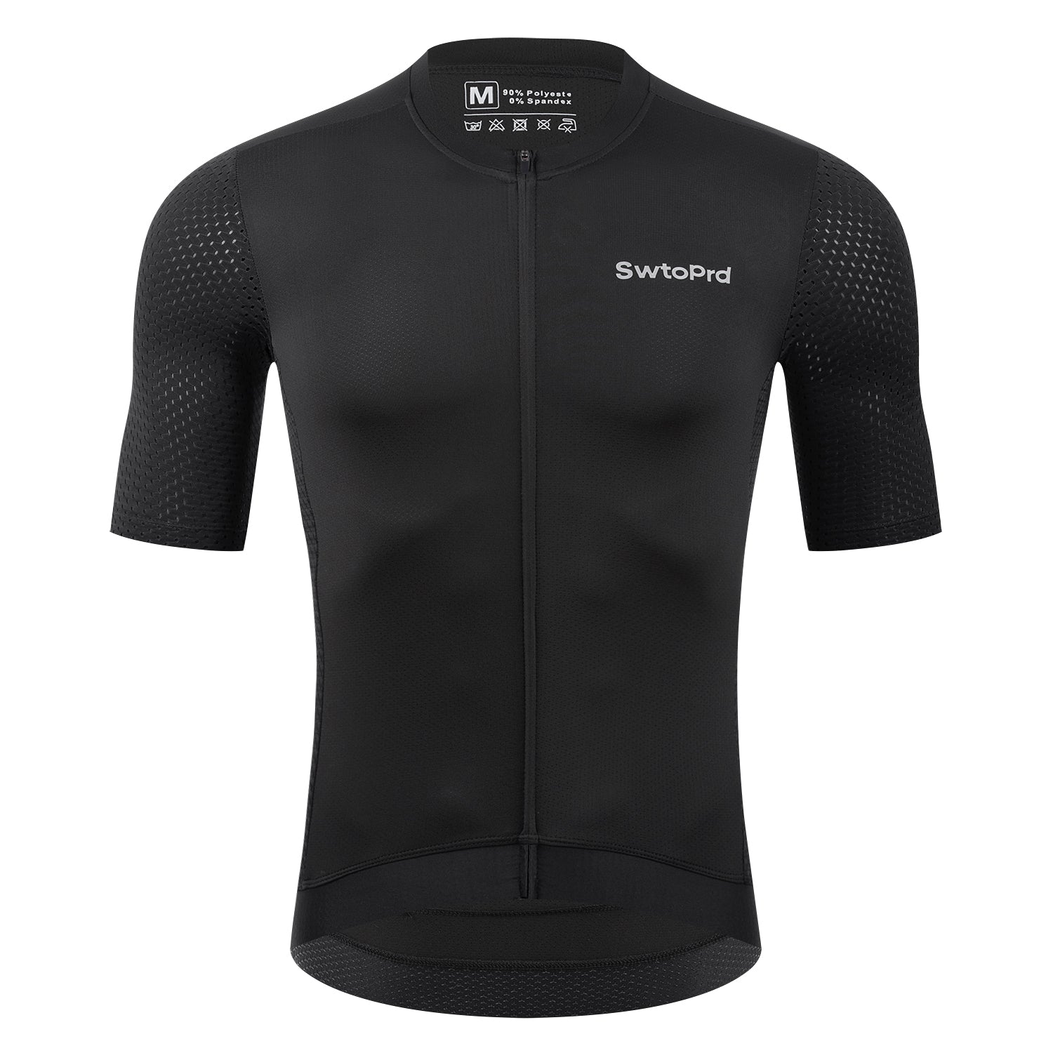 AlphaPlus Short Sleeve Cycling Jersey Black
