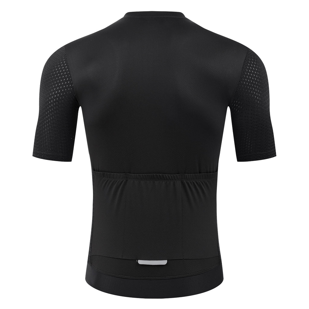 AlphaPlus Short Sleeve Cycling Jersey Black