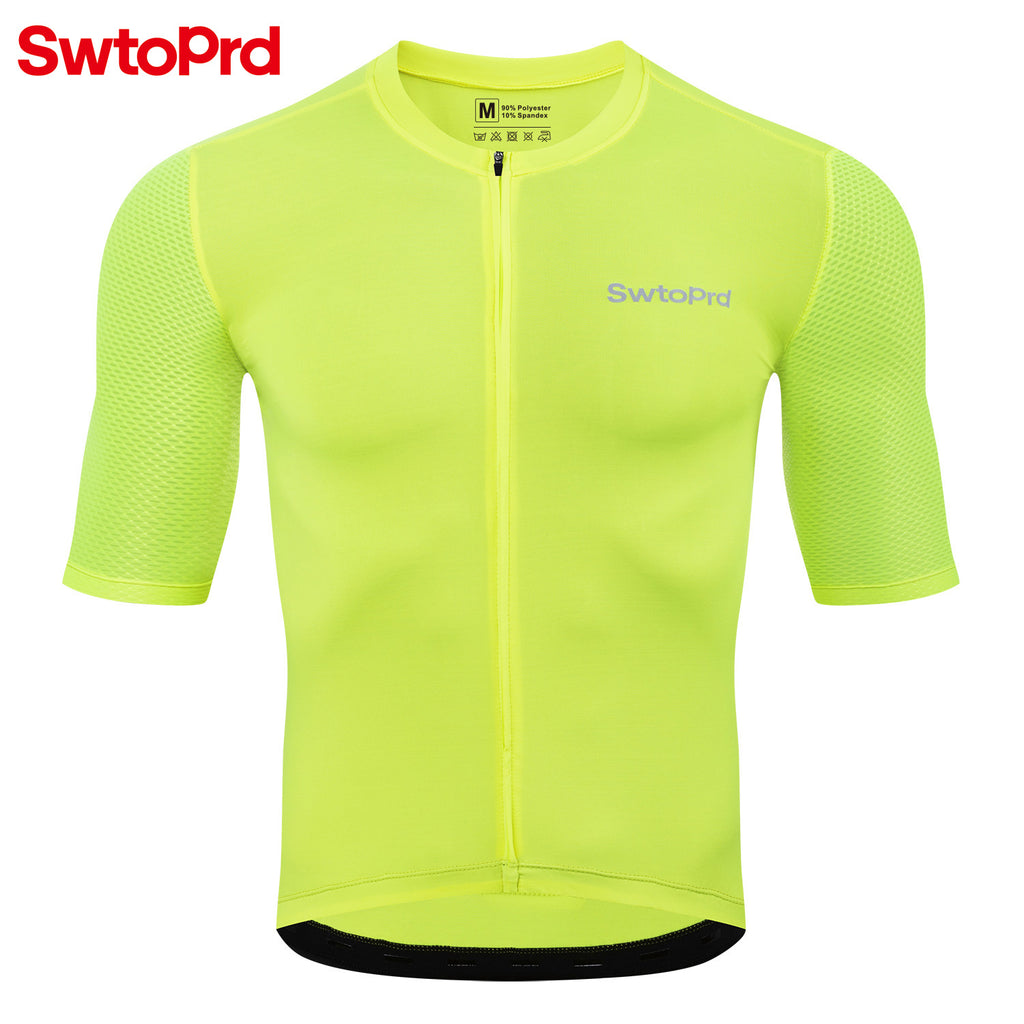 Alpha Short Sleeve Cycling Jersey Yellow