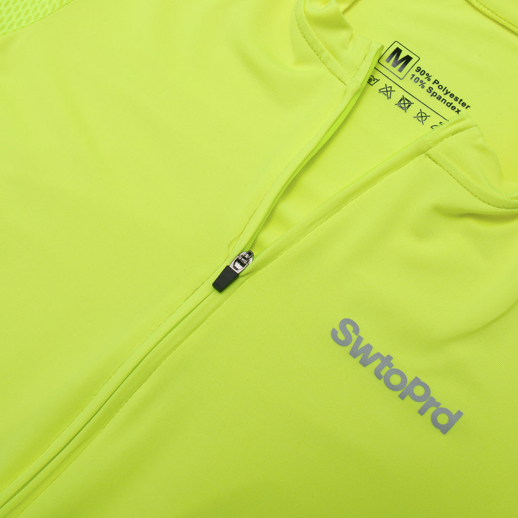 Alpha Short Sleeve Cycling Jersey Yellow