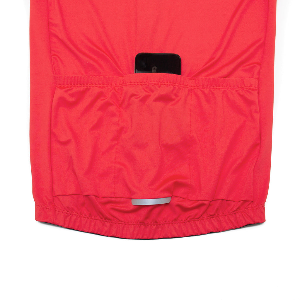 Alpha Short Sleeve Cycling Jersey Red