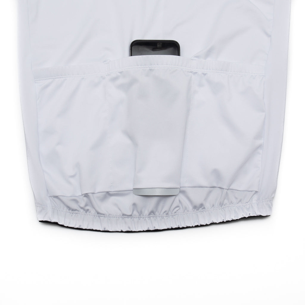 Alpha Short Sleeve Cycling Jersey White