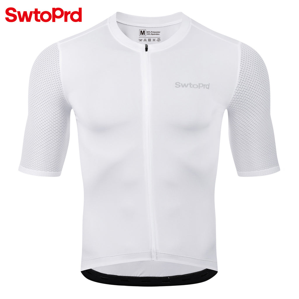Alpha Short Sleeve Cycling Jersey White