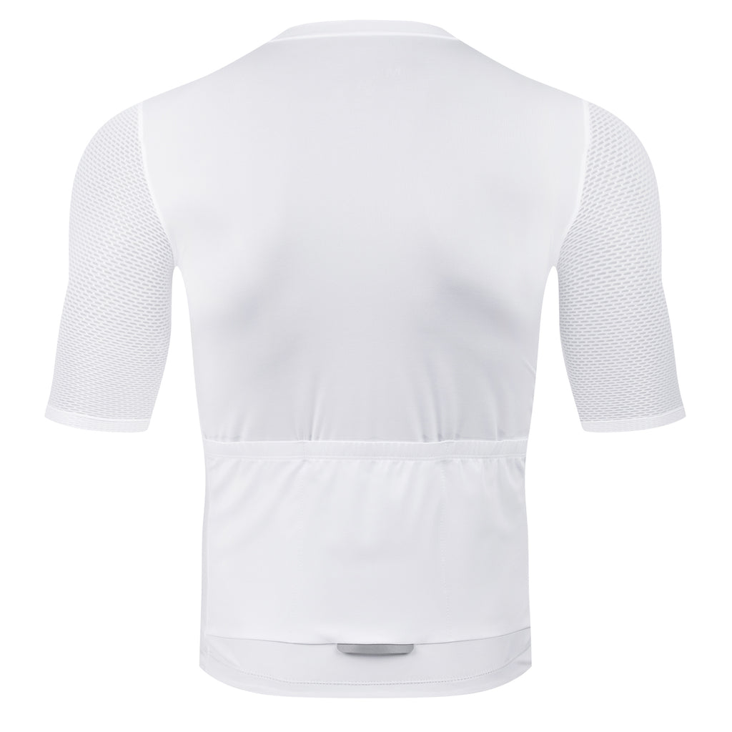 Alpha Short Sleeve Cycling Jersey White